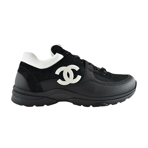 chanel women's sneakers black|Chanel sneakers cost.